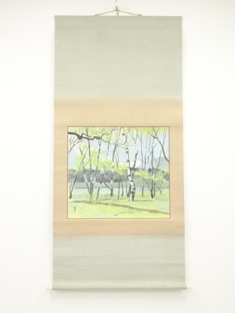 解体屋委託品　日本江戸時代肉筆掛け軸　05希少激安骨董品 X1046C15-1 在庫限り 解体屋委託品 日本江戸時代肉筆掛け軸 05希少激安骨董品